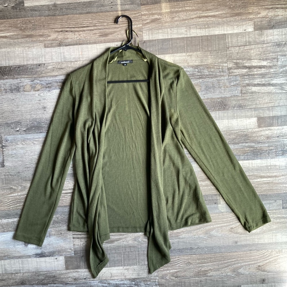 Ambiance Green Size Medium Cardigan